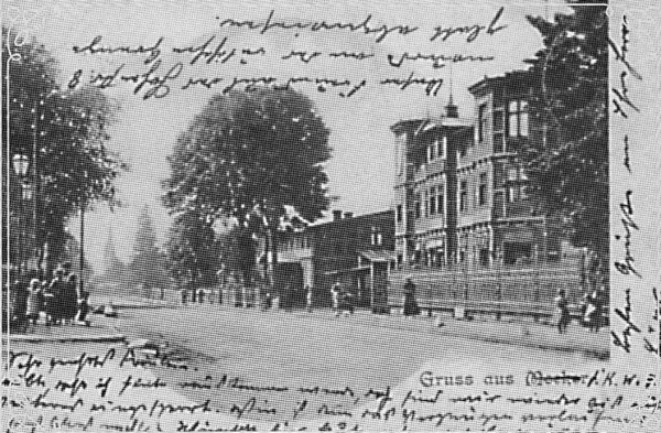 Skrzyżowanie ul. Grudziądzkiej i Lelewela około roku 1910 r.