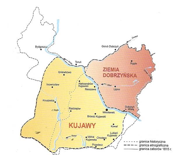 Mapka Kujaw