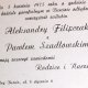 Zawiadomienie o ślubie Aleksandry Filipczak i Pawła Szadłowskiego, który się odbył 5 kwietnia 1975 r.